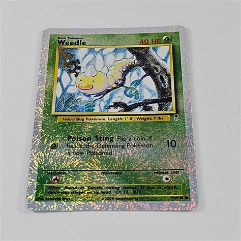 Weedle 99110 Pokemon Legendary Collection Reverse Holo Rare Card Ebay