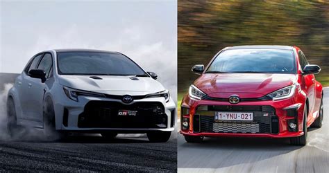 These Are The Key Differences Between The Toyota GR Corolla And GR Yaris