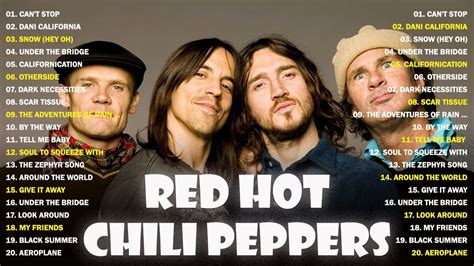 The Best Of Red Hot Chili Peppers 🔺 Rhcp 🔺 Red Hot Chili Peppers