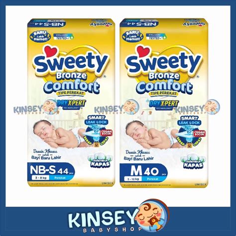 Jual Sweety Bronze Comfort Dry Xpert Nb S M Popok Bayi Perekat