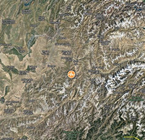 M Earthquake Hits Hindu Kush Region Afghanistan The Watchers