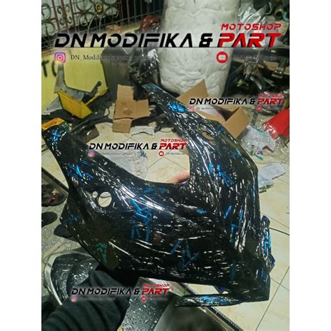 Jual Cover Kedok CBR 250RR Karbon Merah Front Tameng CBR250RR Carbon