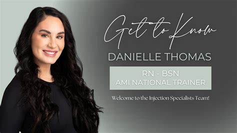 Get To Know Danielle Thomas Rn Bsn • Injection Specialist Skin Artisans