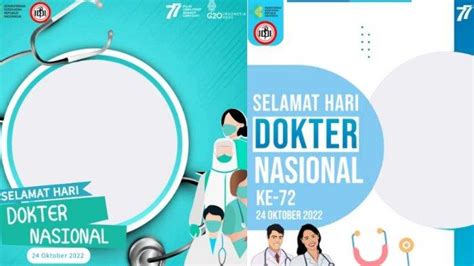 Kumpulan Link Twibbon Terbaru Hari Dokter Nasional Oktober Dan