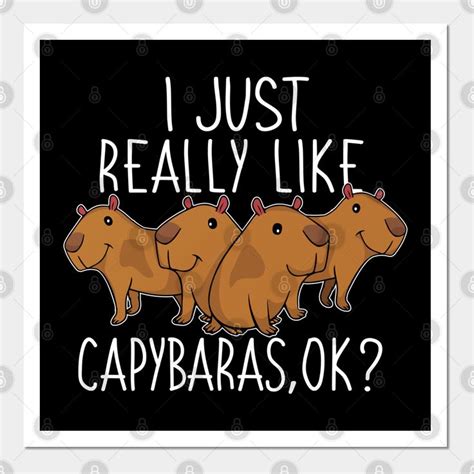 Adorable Capybara Wall Art Prints For Kids And Women