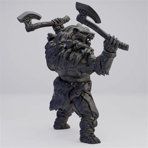 Hot Goblin バーサーカー獣人A ミニチュア ホットゴブリン 狂戦士 戦士