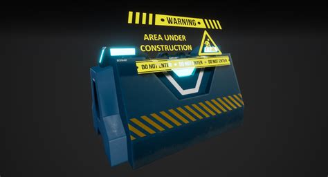 Artstation Futuristic Barrier