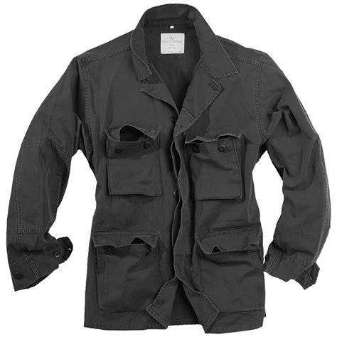 Surplus Military Army Style Lightweight Bdu Mens Cotton Jacket Washed