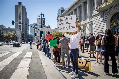 Iranian Americans in S.F. protest Islamic leadership after woman’s ...