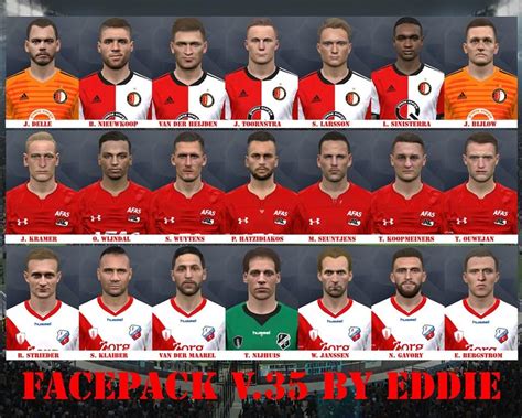 Ultigamerz PES 2017 Eredivisie Mega Face Pack 2019