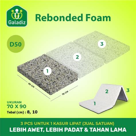 Jual Busa Rebonded Rebonded Foam Kasur Lipat X Cm