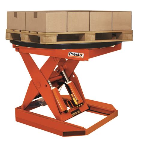 Pallet Leveler Has Operator Controlled Height Adjustment Material