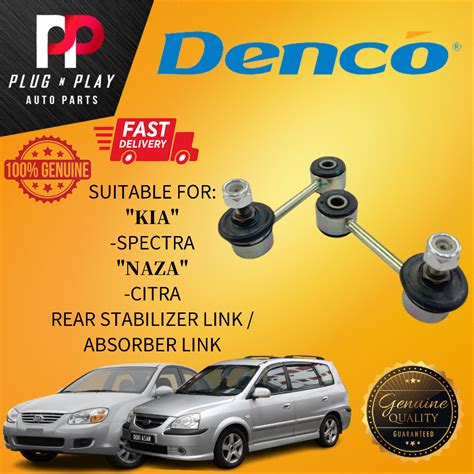 Kia Spectra Naza Citra Denco Rear Stabilizer Link Absorber Link