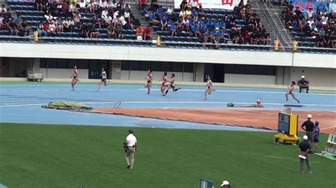 2016 北関東高校総体陸上 女子200m予選2組 Youtube