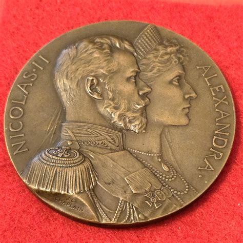 Frankreich France Russland Bronzemedaille Besuch Von Zar Nikolaus