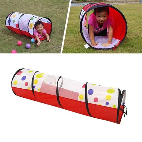 Portable Pool Tube Teepee Pop up Play Tent Children Tunnel Kids Play ...