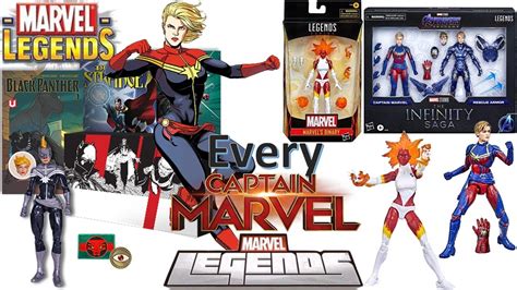 Every Marvel Legends Captain Marvel Carol Danvers Warbird Toybiz And