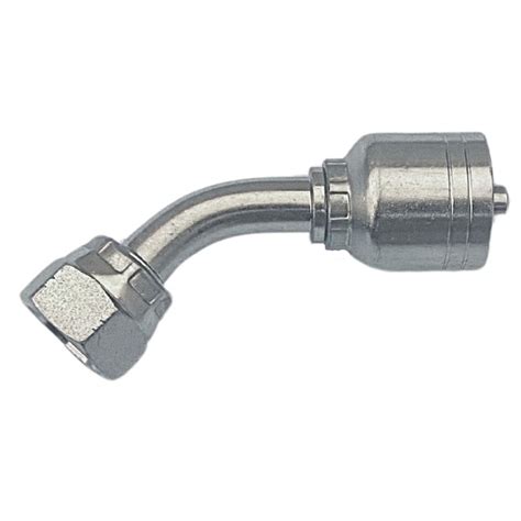 Conector Codo 45º Rosca ORFS Cara Plana Seal Lok Hembra 3 8 Manguera