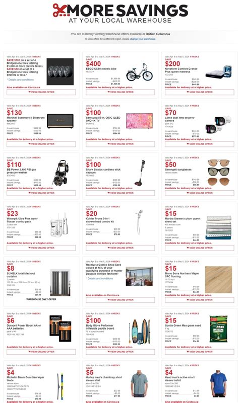 Costco Flyer Sale (BC, AB, SK & MB) April 8 - May 5, 2024