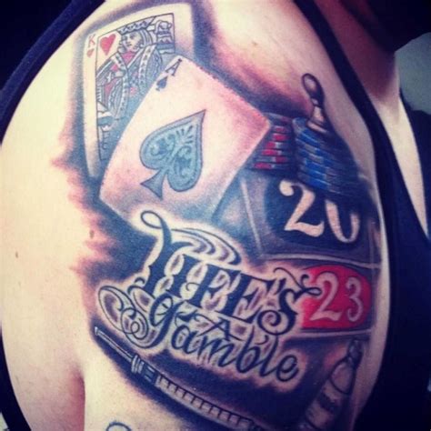 20 Life’s A Gamble Tattoo Ideas: Artwork For The Fearless