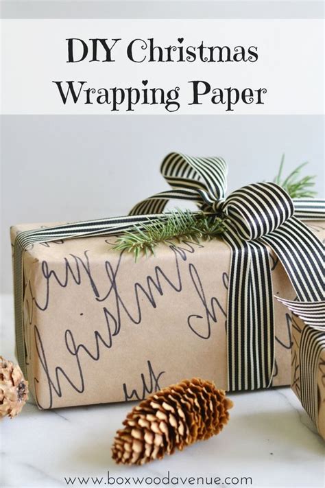 Diy Wrapping Paper 100 Days Of Homemade Holiday Inspiration Hoosier