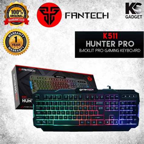 NEW STOCK FANTECH K511 Hunter Pro Gaming Keyboard Membrane Keyboard