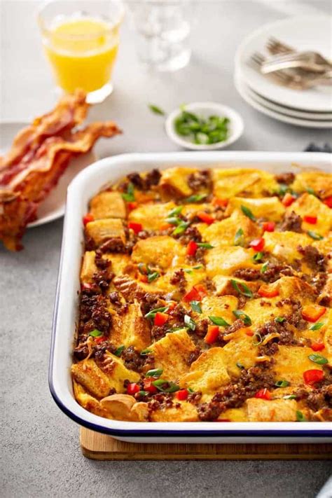 Make Ahead Breakfast Casserole My Baking Addiction