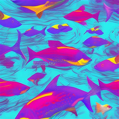 Purple Fish Digital Art by Michael Perzel - Fine Art America