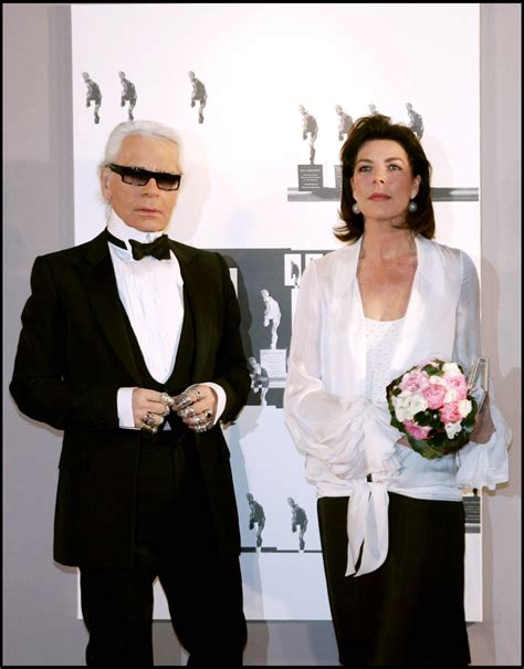 Photo Karl Lagerfeld Et La Princesse Caroline De Hanovre Caroline De