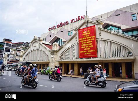 Mercado Dong Xuan En Hanoi Mercado Dong Xuan Establecido En 1889 Por