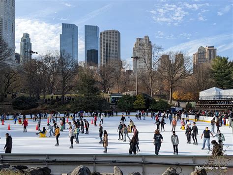 Patinando Sobre Hielo En New York USA Info Viajera