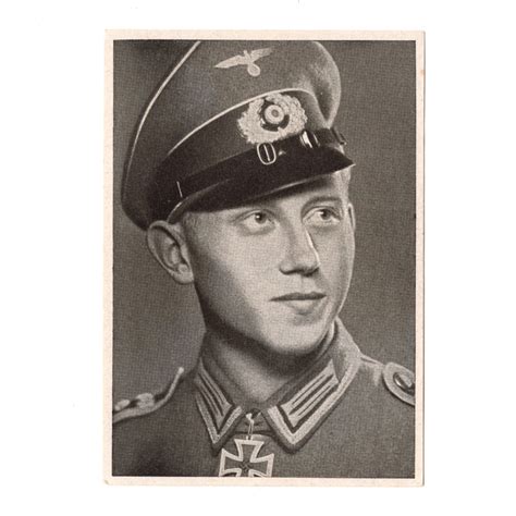 Wwii German Knights Cross Wearer Photograph Alfred Loffler Clercq