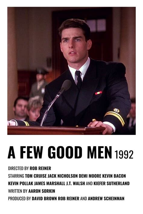 a few good men | Best man movie, Movies to watch teenagers, Good movies ...