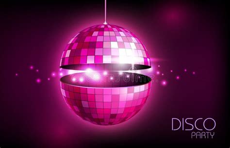 Disco Ball Disco Background Stock Vector Illustration Of Glamor