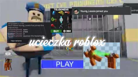 Uciekam Z Wi Zienia Roblox Obby Youtube