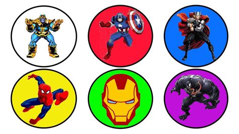 SPIN WHEEL SUPERHERO VENOM VS THOR IRONMAN VS THANOS SPIDERMAN VS