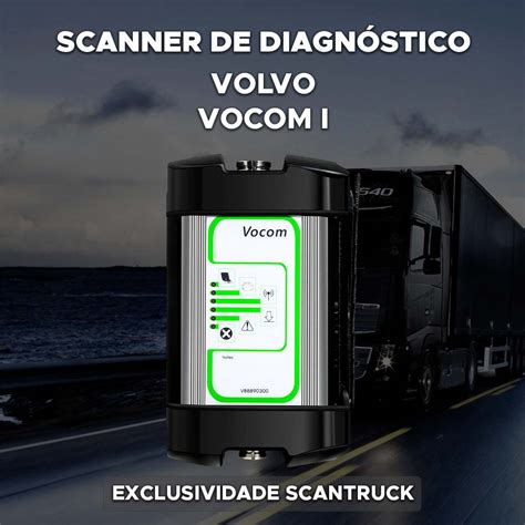 Vocom II Volvo Scanner de Diagnóstico SCANTRUCK SOLUÇÕES AUTOMOTIVAS