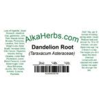 Dandelion Root Taraxacum Officinale AlkaHerbs