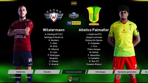 WILSTERMANN VS ATLETICO PALMAFLOR LIGA BOLIVIANA FECHA 21 PES