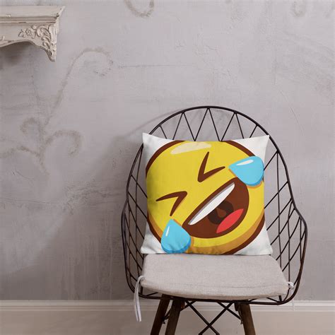 ROFL Emoji Pillow Laughing Emoji Pillow With Pillowcase Rolling on ...