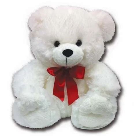 Albums Background Images White Teddy Bear With Red Ribbon Completed