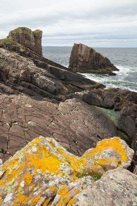 Famous Split Rock Clachtoll Clachtoll Assynt Editorial Stock Photo