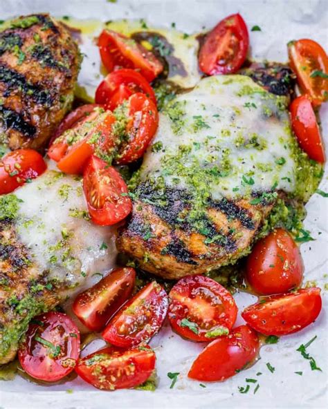 Balsamic And Pesto Grilled Chicken Healthy Fitness Meals