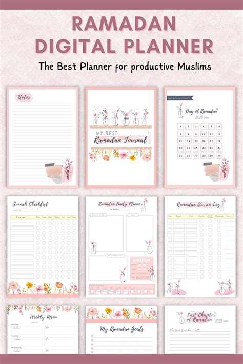 Ramadan Journal And Planner Prayer Fasting And Zakat Tracker Surah