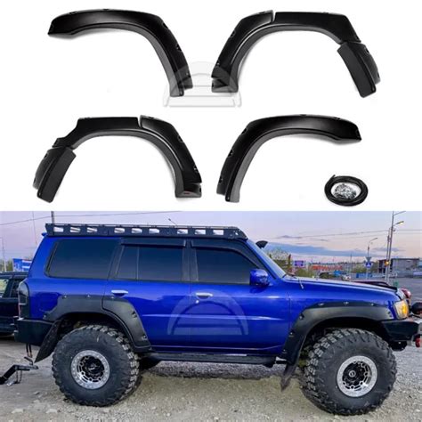 FENDERS FLARES FOR Nissan Patrol Y61 Safari 97 10 85mm 5d Wheel Arch