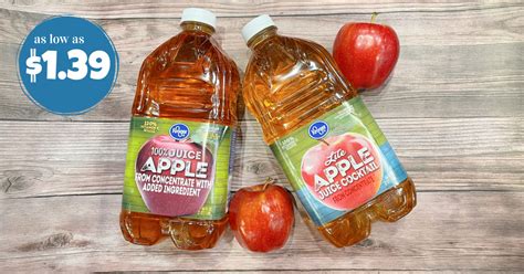 Kroger Apple Juice ONLY $1.39! - Kroger Krazy