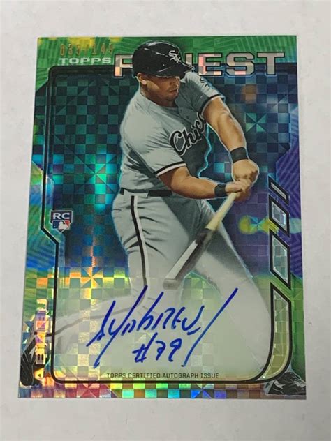 Yahoo Jose Abreu Topps Finest Rc Xfractor Auto