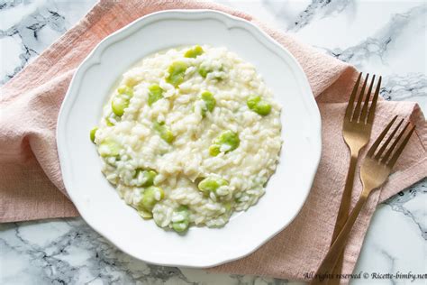 Risotto Fave E Pecorino Bimby Ricette Bimby