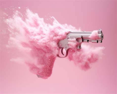 Pistolet D amour Explosif Déchargeant Une Arme à Distance En Poudre