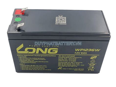 Bình ắc quy LONG WP1236W 12V 9AH